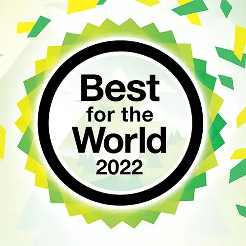 Bonterra receives the “Best For The World: Environment” rating from the B Lab.